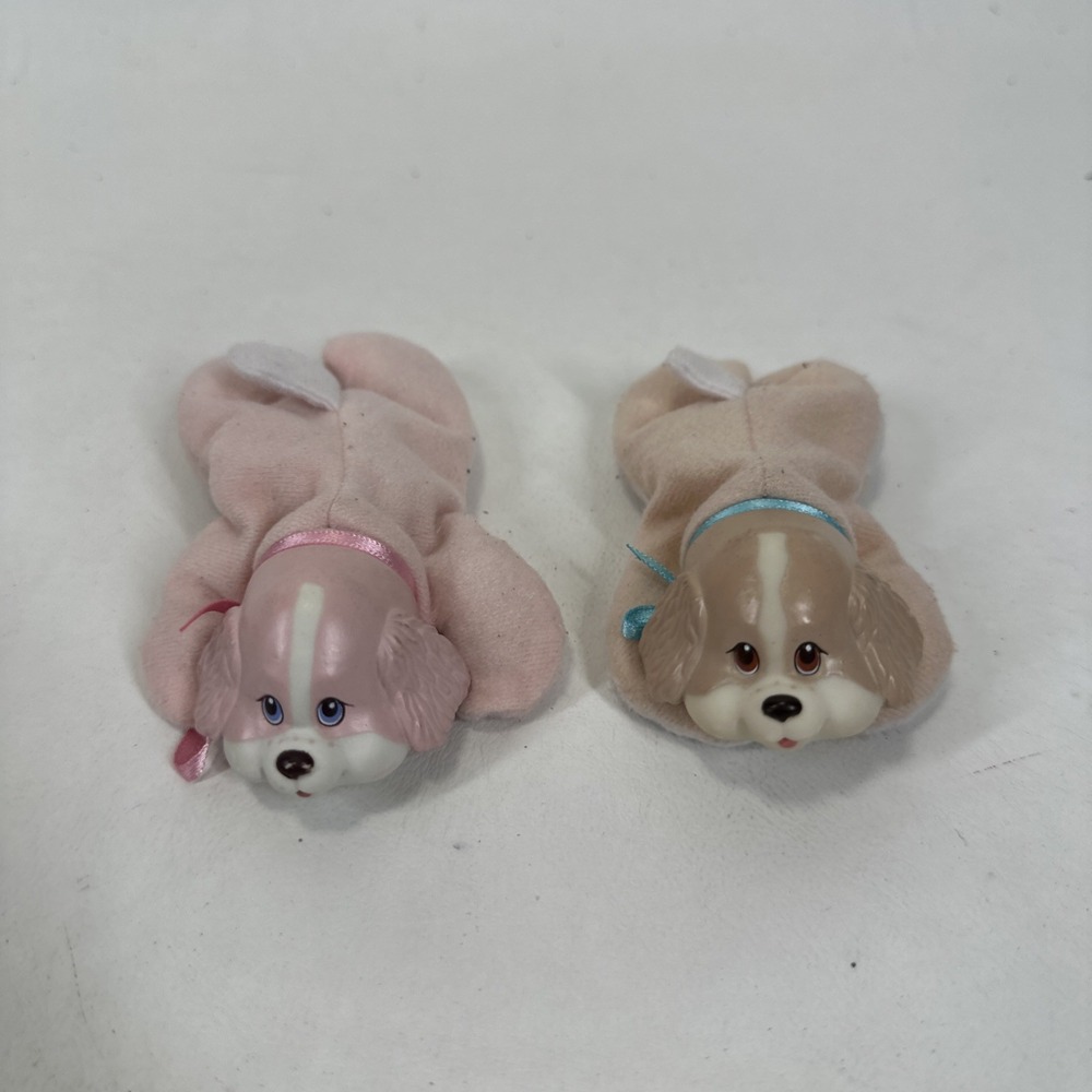 Vintage Puppy Surprise Replacement Puppies Pink Brown  1991‎ Hasbro